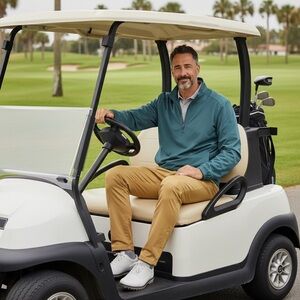 Nike Golf Men's Jacket Dri-Fit 1/2 Zip Front Pull Over Deep Green Size-XL NWOT